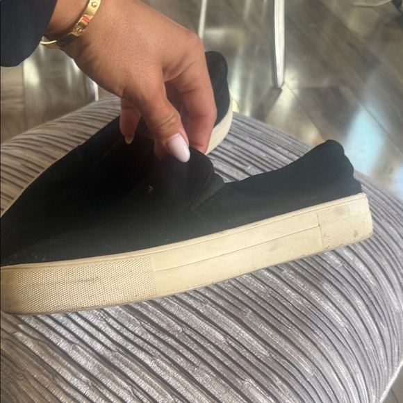 Steve Madden Men's Black Loafers with Cream Sole - Picture 2 of 4